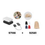 LEAKEY 10. Powerbank 10 000 mAh i &aring;tervunnen ABS (100 % rABS)