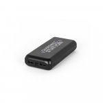 LEAKEY 20. Power bank 20.000 mAh in recycled ABS (100% rABS) - Black