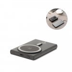 WRIGHT 5. Power bank magn&eacute;tica com carregamento super-r&aacute;pido em alum&iacute;nio reciclado e ABS reciclado 5.000 mAh