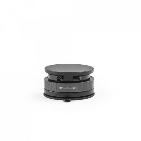 KEPLER. Magnetische mobiele telefoonhouder met vacu&uuml;mbevestigingssysteem voor gladde en oneffen oppervlakken (360&ordm; rotatie) - Zwart