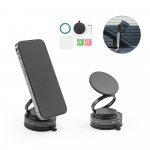 KEPLER. Magnetische mobiele telefoonhouder met vacu&uuml;mbevestigingssysteem voor gladde en oneffen oppervlakken (360&ordm; rotatie)