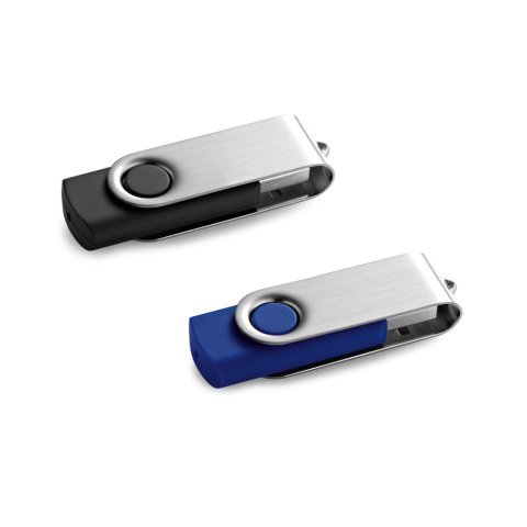 CLAUDIUS 2GB. 2 GB USB-minne med metallkl&auml;mma