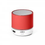 PEREY. ABS draagbare luidspreker met microfoon - Rood