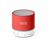 PEREY. ABS draagbare luidspreker met microfoon - Rood
