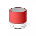 PEREY. ABS draagbare luidspreker met microfoon - Rood