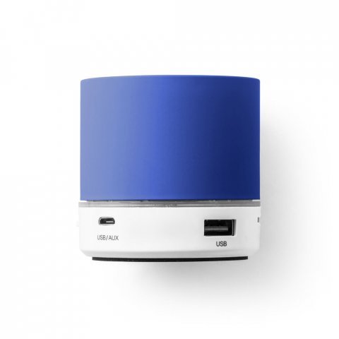 PEREY. ABS draagbare luidspreker met microfoon - Royal blauw