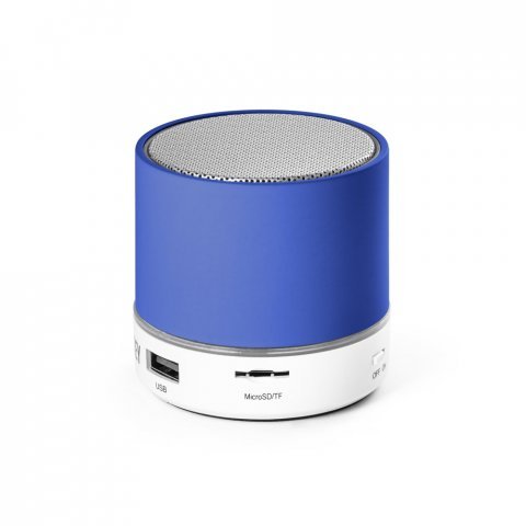 PEREY. ABS draagbare luidspreker met microfoon - Royal blauw
