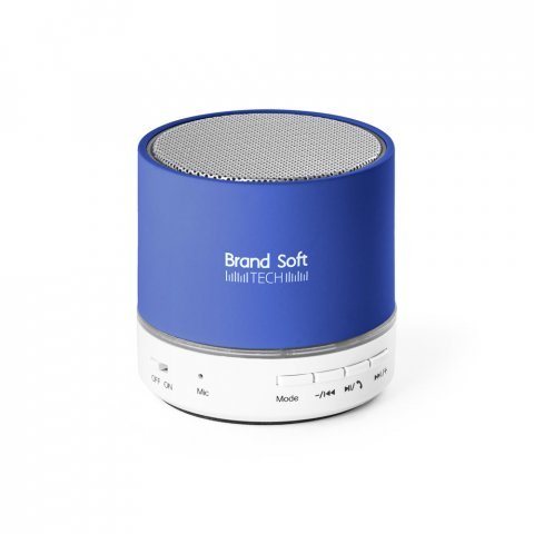 PEREY. ABS draagbare luidspreker met microfoon - Royal blauw
