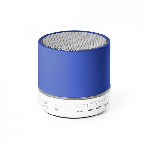 PEREY. ABS draagbare luidspreker met microfoon - Royal blauw