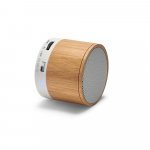 GLASHOW. Bamboo portable speaker with microphone - Natural
