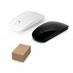 BLACKWELL. Battery-operated wireless mouse in recycled ABS (100% rABS)