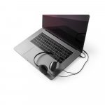 VOLTA. Kopfh&ouml;rer mit 1,2 m Kabel aus ABS - Schwarz