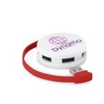 GARDNER. HUB s k&aacute;blom a 4 USB-A portami z ABS