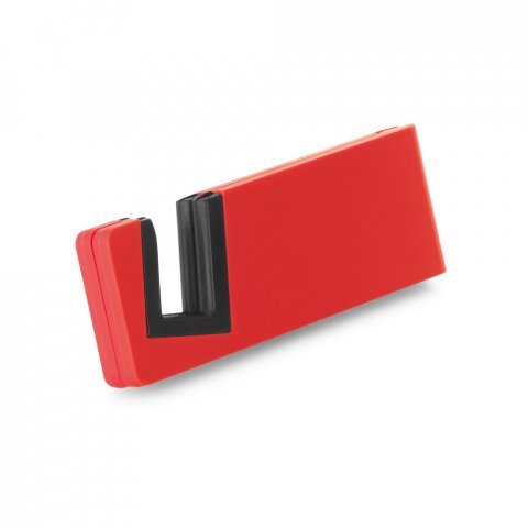 HOOKE. ABS a TPR drž&aacute;k mobiln&iacute;ho telefonu - Červen&aacute;