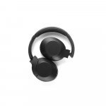 HENDRIX. Сгъваеми безжични слушалки с 20-часов живот на батерията от рециклиран ABS (100% rABS) - черно