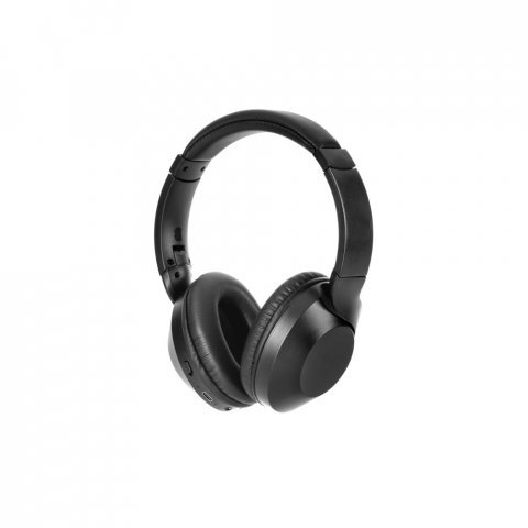 HENDRIX. Сгъваеми безжични слушалки с 20-часов живот на батерията от рециклиран ABS (100% rABS) - черно