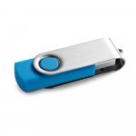 CLAUDIUS 16GB. Pamięć flash USB 16 GB z metalowym klipsem - Błękitny