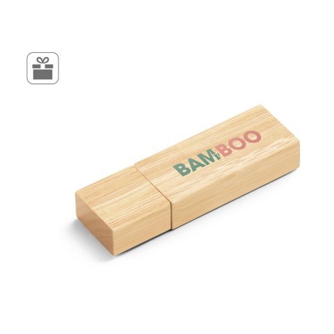 VENTER 8GB. USB 8GB i bambus