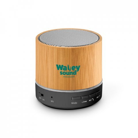 RE-GLASHOW. 3W portable speaker with 4h30m battery life on recycled ABS (100% rABS) - Natural