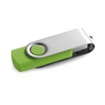 CLAUDIUS 4GB. Cl&eacute; USB 4GB avec attache en m&eacute;tal - Vert clair