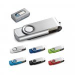 CLAUDIUS 4GB. Cl&eacute; USB 4GB avec attache en m&eacute;tal