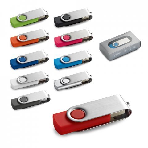 CLAUDIUS 8GB. 8 GB USB-minnepinne med metallklips
