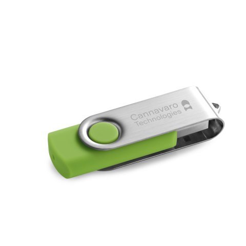 CLAUDIUS 8GB. Cl&eacute; USB 8GB avec attache en m&eacute;tal