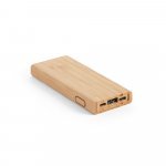 KOHN. Захранваща батерия 5000 mAh от бамбук - естествен