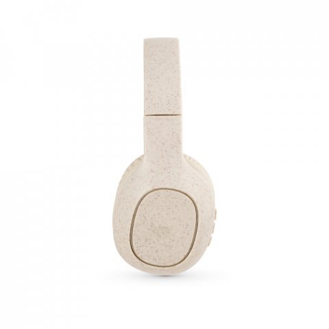 FEYNMAN. Auscultadores sem fios dobr&aacute;veis com 4h de autonomia em palha de trigo e ABS - Natural