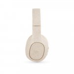 FEYNMAN. Auscultadores sem fios dobr&aacute;veis com 4h de autonomia em palha de trigo e ABS - Natural