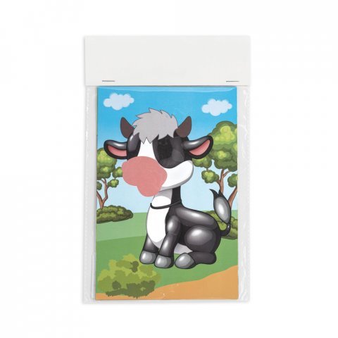 MADAGASCAR. Jogo de autocolantes composto por seis folhas - Branco