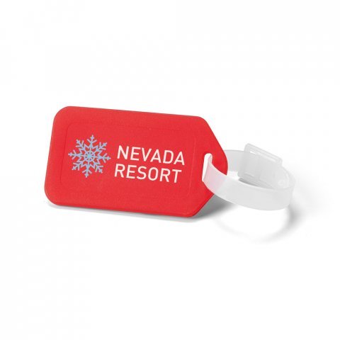 FINDO. Targhetta di identificazione in PP - Rosso