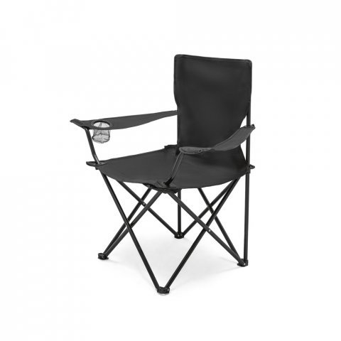 THRONE. Hopf&auml;llbar stol i 600D - Svart