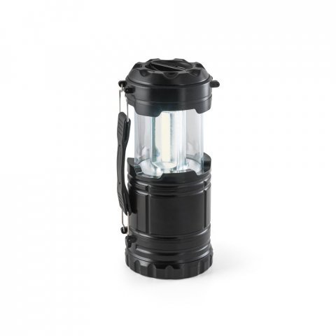 OLYMPOS. 2-in-1 lantern in ABS and PS - Black