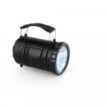 OLYMPOS. 2-in-1 lantern in ABS and PS - Black