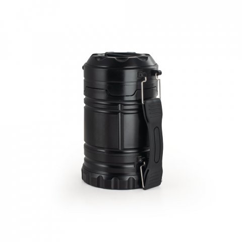 OLYMPOS. 2-in-1 lantern in ABS and PS - Black