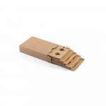 FISCHER. Deck of 54 classic cards in kraft paper, made from FSC&trade; certified material and other controlled materials - Black