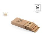 FISCHER. Talia 54 klasycznych kart z papieru kraft, z certyfikowanego materiału FSC&trade; i innych kontrolowanych materiał&oacute;w