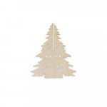 PINERY. &Aacute;rvore de Natal desmont&aacute;vel para colorir em madeira - Natural claro