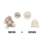 BUGS. Peluche em poli&eacute;ster, com formato de coelho