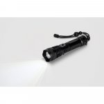 YVIAN. Lampe torche rechargeable de 10 W en aluminium (100% rAL) - Noir
