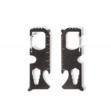 SCREWY. Многофункционална карта от неръждаема стомана с 8 функции