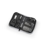 BESSEMER. Set di 24 utensili multifunzione in acciaio di carbonio - Nero
