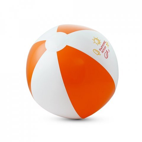 CRUISE. Nafukovac&iacute; pl&aacute;žov&yacute; m&iacute;č z neprůhledn&eacute;ho PVC - Oranžov&aacute;