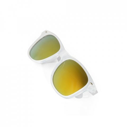 MEKONG. PC-aurinkolasit l&auml;pikuultavilla kehyksill&auml; - Tummankeltainen