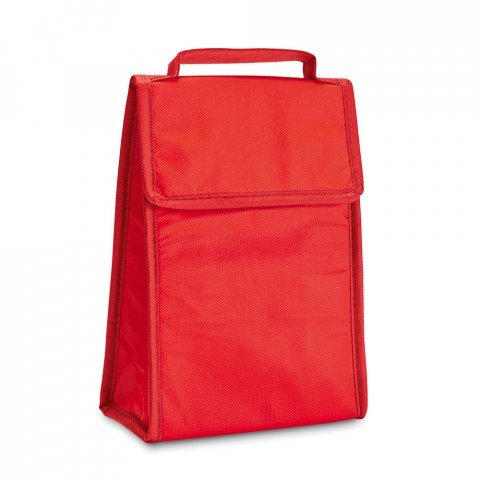 OSAKA. Borsa termica pieghevole 3 L in TNT (80 g/m&sup2;) - Rosso