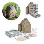 VILLA. Термо раница за пикник от 600D рециклиран полиестер с висока плътност