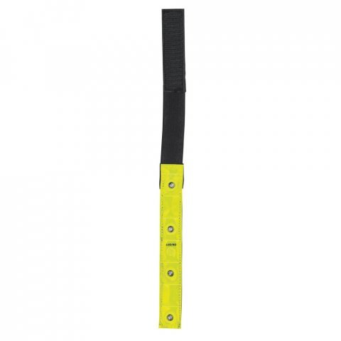 VISIBLE. Reflective armband with 4 red LEDs - Yellow