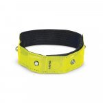 VISIBLE. Reflective armband with 4 red LEDs - Yellow