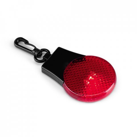 NIBALI. Reflective light with 3 LEDs - Red